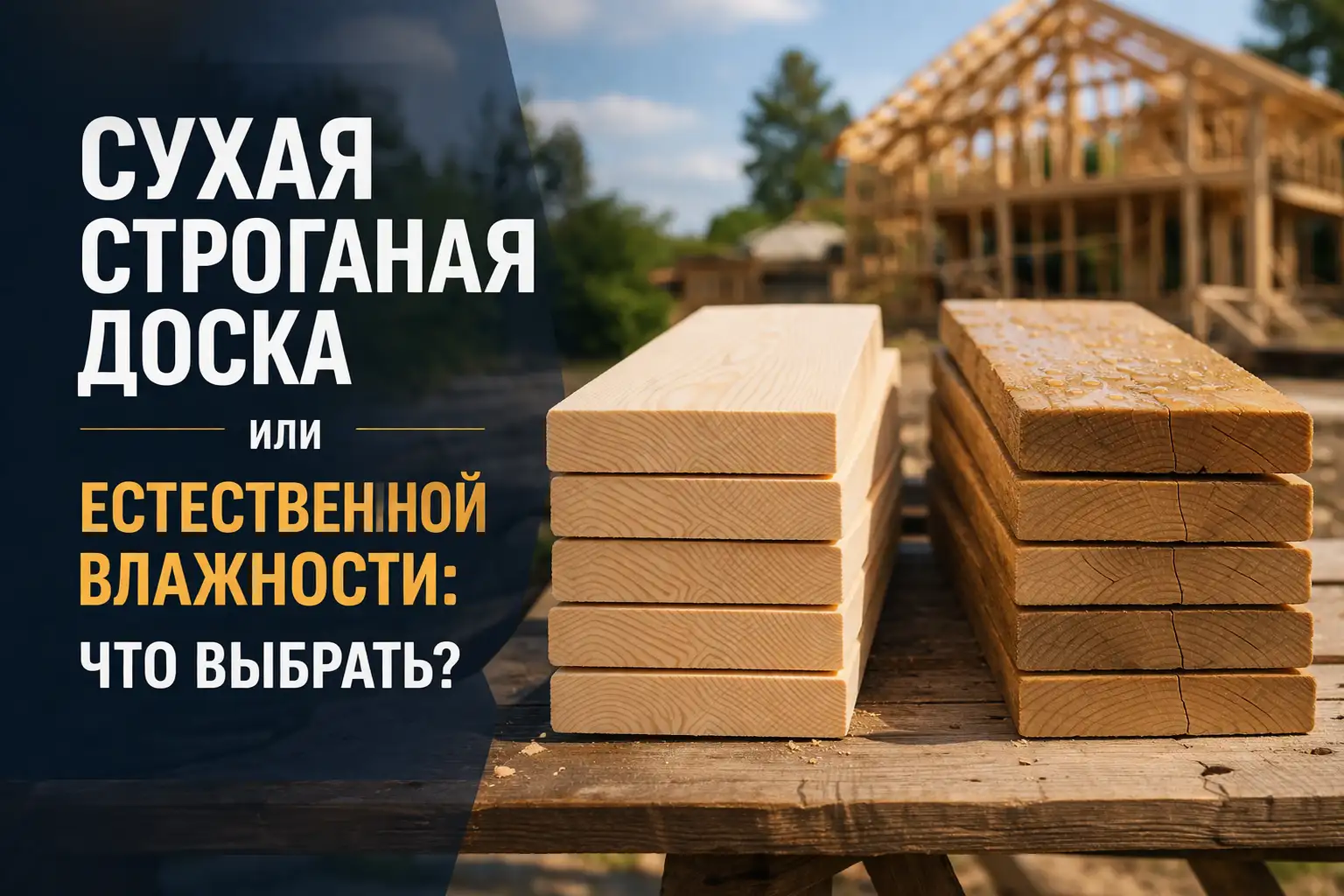 Сухая строганая доска или естественной влажности: экспертное сравнение Сухая строганая доска или естественной влажности: экспертное сравнение