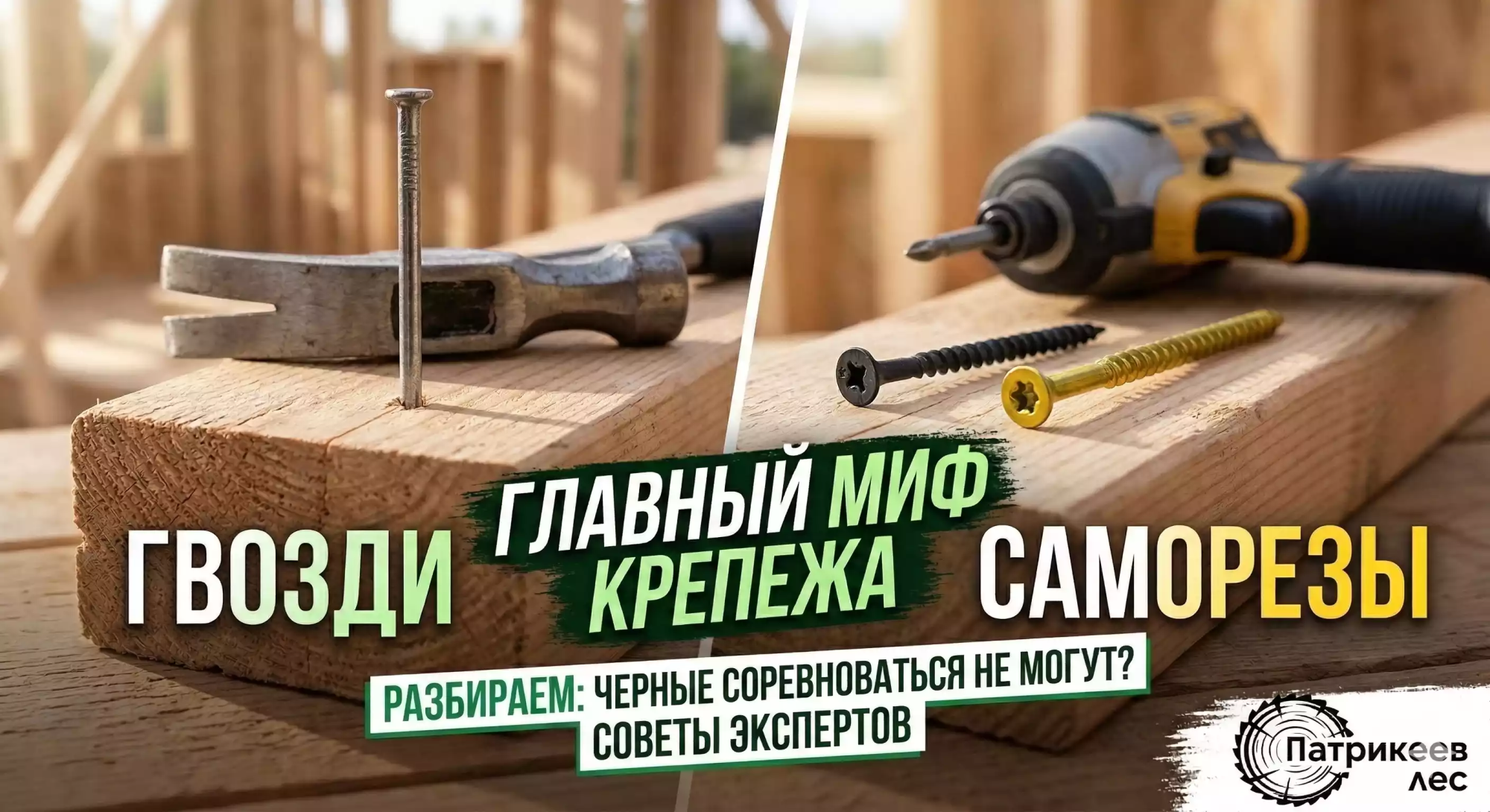 Гвозди против саморезов: чем категорически нельзя собирать деревянный каркас Гвозди против саморезов: чем категорически нельзя собирать деревянный каркас